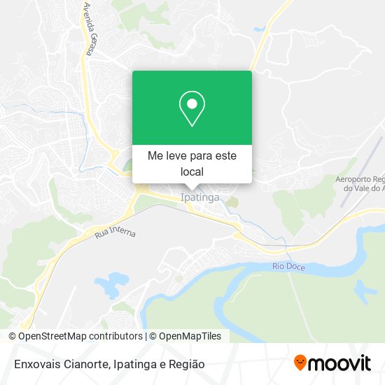 Enxovais Cianorte mapa