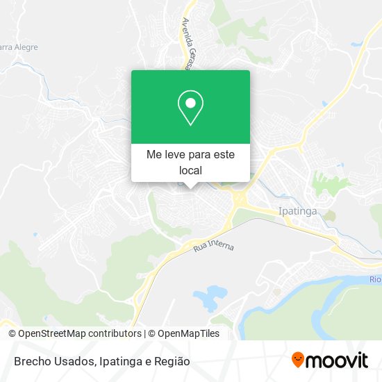 Brecho Usados mapa