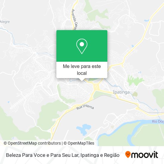 Beleza Para Voce e Para Seu Lar mapa