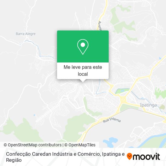 Confecção Caredan Indústria e Comércio mapa