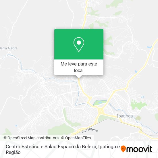 Centro Estetico e Salao Espaco da Beleza mapa