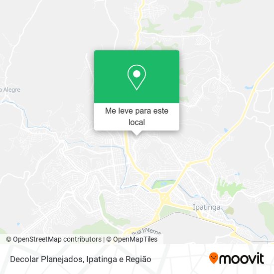 Decolar Planejados mapa