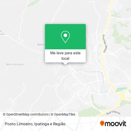 Posto Limoeiro mapa