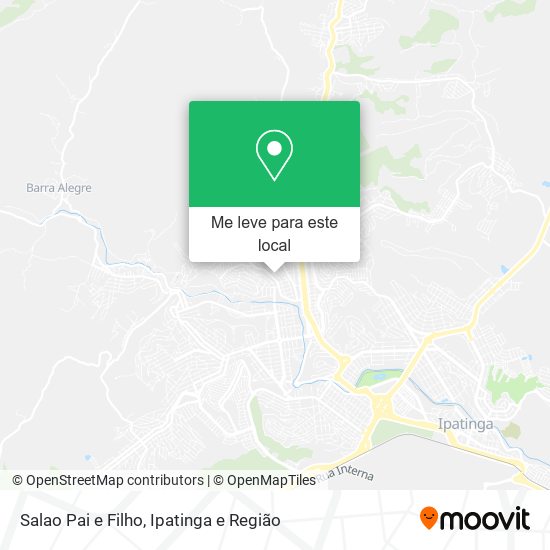 Salao Pai e Filho mapa