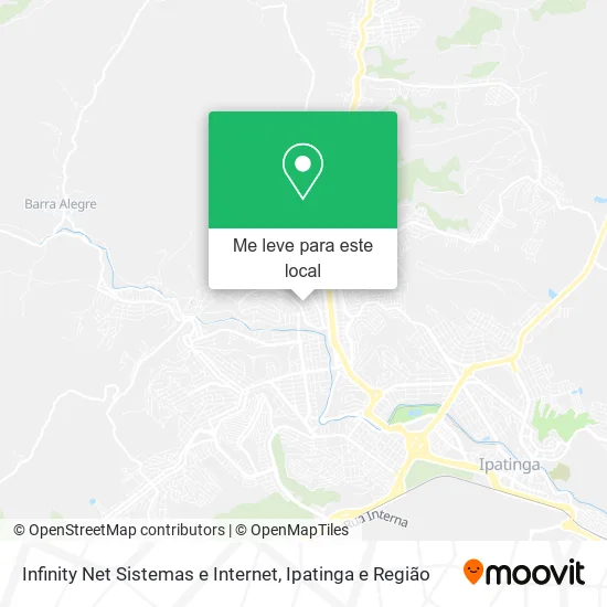 Infinity Net Sistemas e Internet mapa