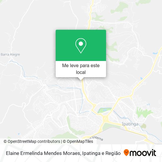 Elaine Ermelinda Mendes Moraes mapa