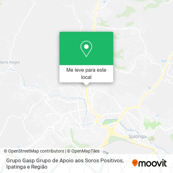 Grupo Gasp Grupo de Apoio aos Soros Positivos mapa