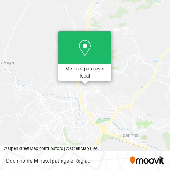 Docinho de Minas mapa