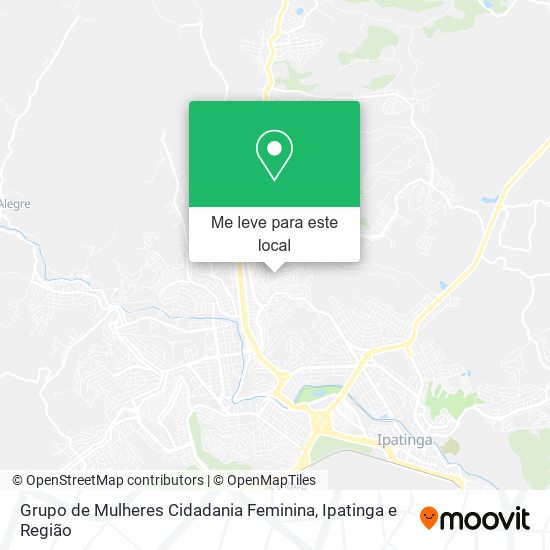 Grupo de Mulheres Cidadania Feminina mapa