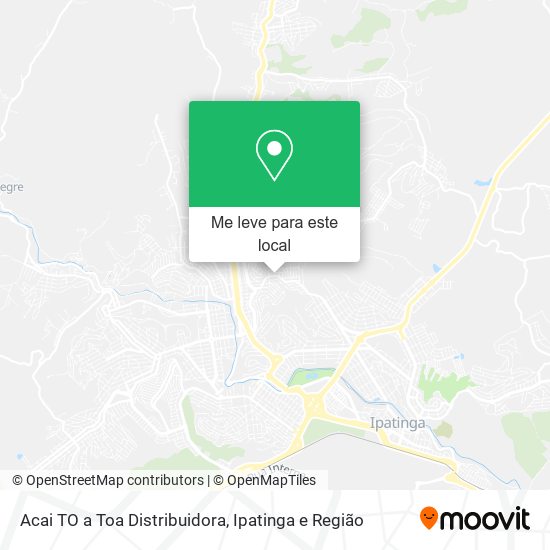 Acai TO a Toa Distribuidora mapa