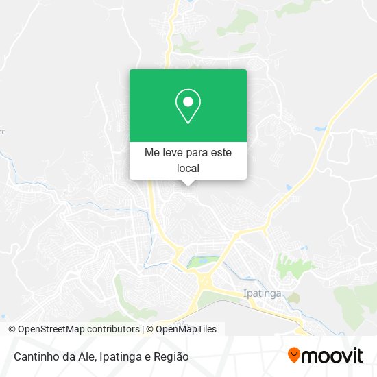 Cantinho da Ale mapa