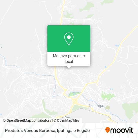 Produtos Vendas Barbosa mapa