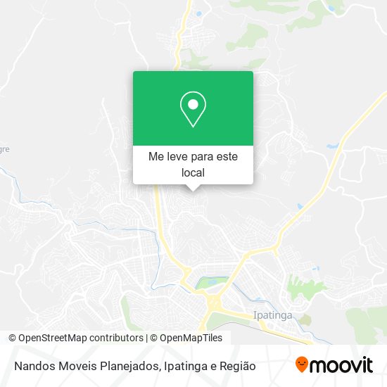 Nandos Moveis Planejados mapa