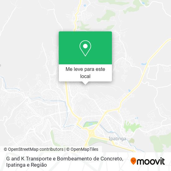 G and K Transporte e Bombeamento de Concreto mapa