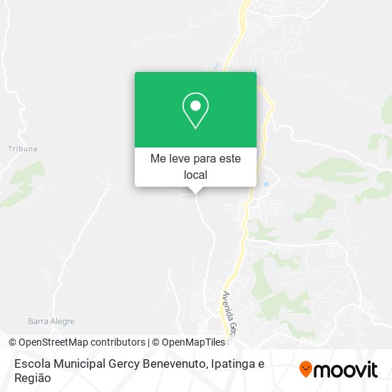 Escola Municipal Gercy Benevenuto mapa