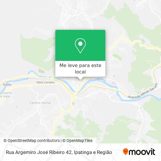Rua Argemiro José Ribeiro 42 mapa