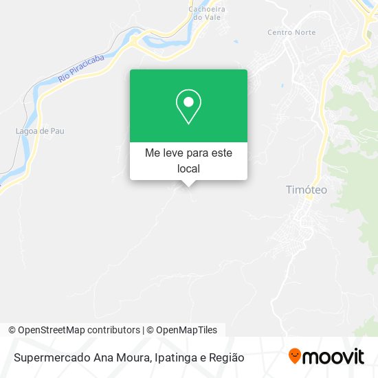 Supermercado Ana Moura mapa