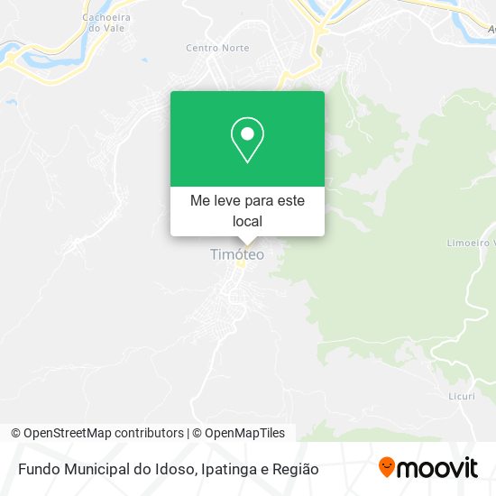 Fundo Municipal do Idoso mapa