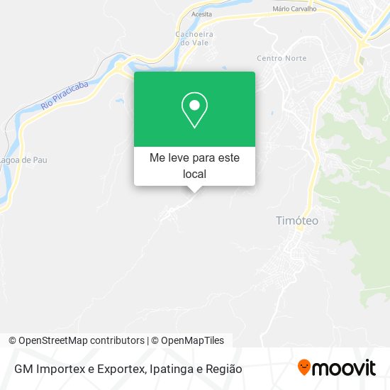 GM Importex e Exportex mapa