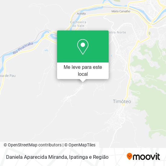 Daniela Aparecida Miranda mapa