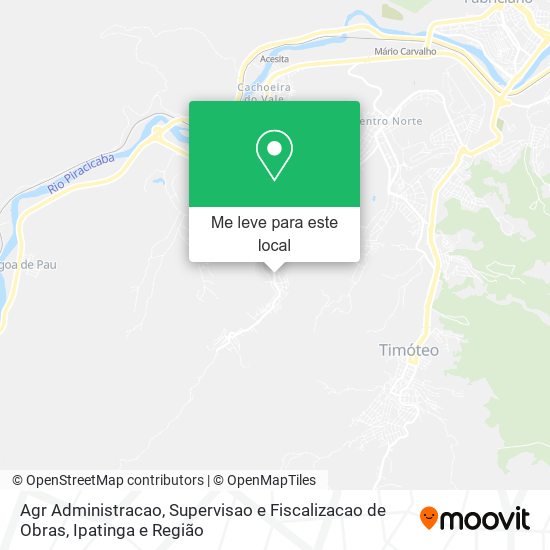 Agr Administracao, Supervisao e Fiscalizacao de Obras mapa