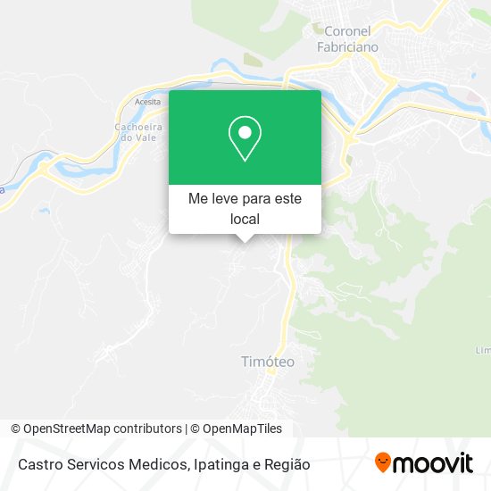 Castro Servicos Medicos mapa