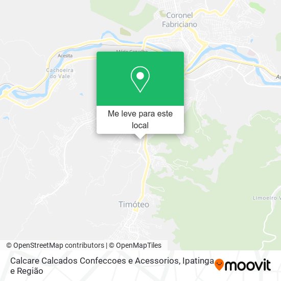 Calcare Calcados Confeccoes e Acessorios mapa