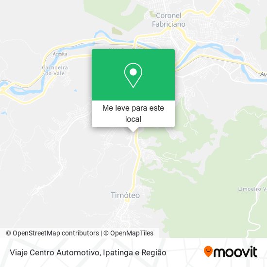 Viaje Centro Automotivo mapa