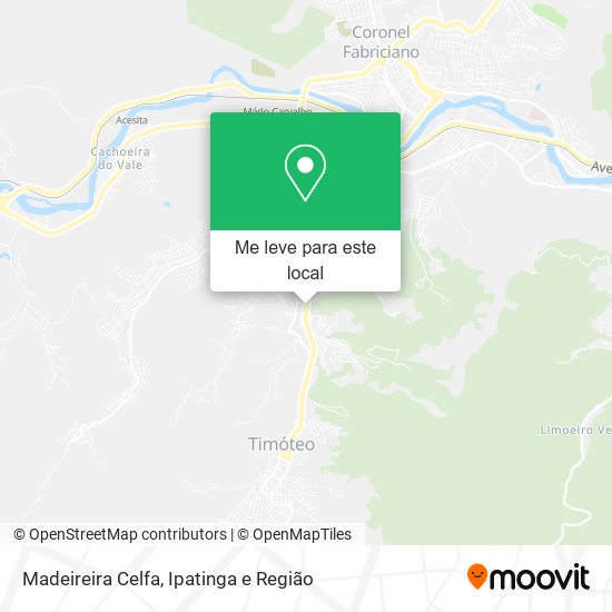 Madeireira Celfa mapa