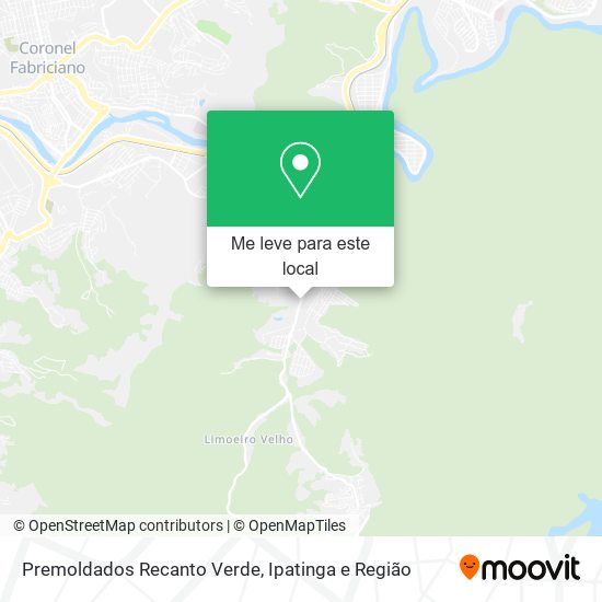 Premoldados Recanto Verde mapa