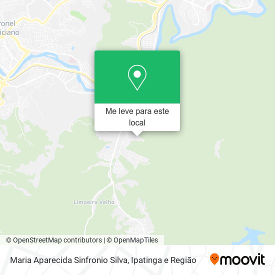 Maria Aparecida Sinfronio Silva mapa