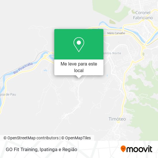 GO Fit Training mapa