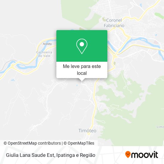 Giulia Lana Saude Est mapa