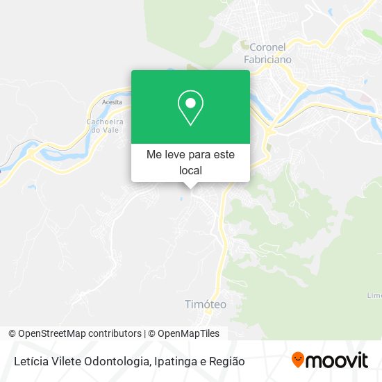 Letícia Vilete Odontologia mapa