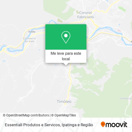 Essentiali Produtos e Servicos mapa