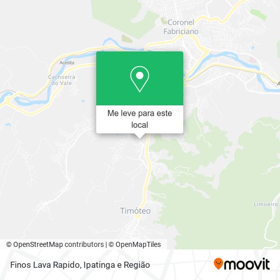 Finos Lava Rapido mapa