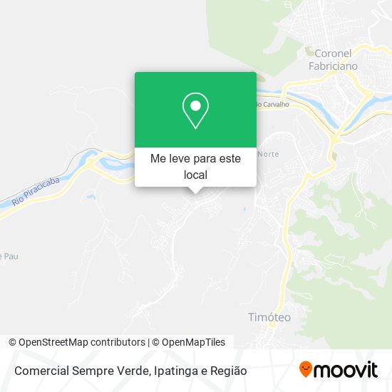 Comercial Sempre Verde mapa