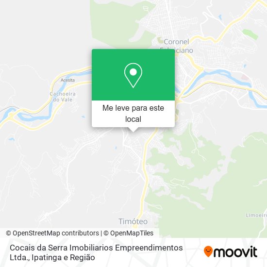 Cocais da Serra Imobiliarios Empreendimentos Ltda. mapa