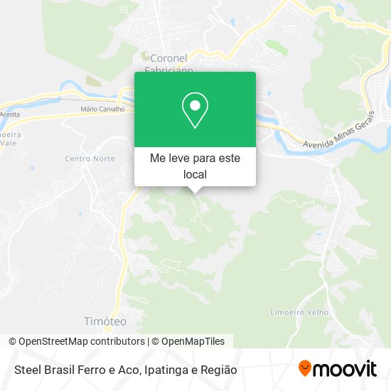 Steel Brasil Ferro e Aco mapa