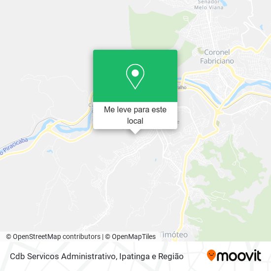 Cdb Servicos Administrativo mapa