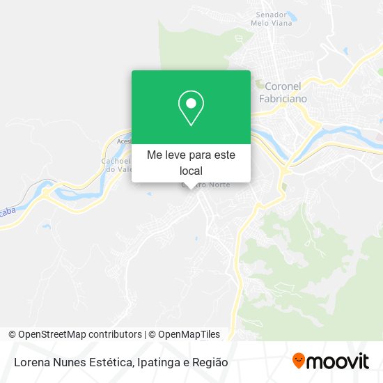 Lorena Nunes Estética mapa