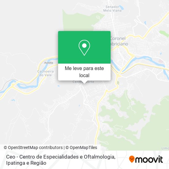 Ceo - Centro de Especialidades e Oftalmologia mapa