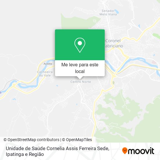 Unidade de Saúde Cornelia Assis Ferreira Sede mapa