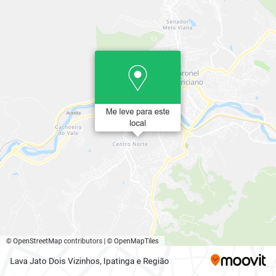 Lava Jato Dois Vizinhos mapa