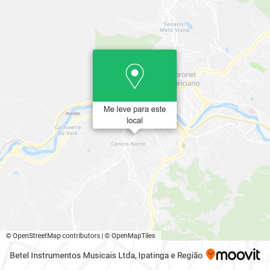 Betel Instrumentos Musicais Ltda mapa