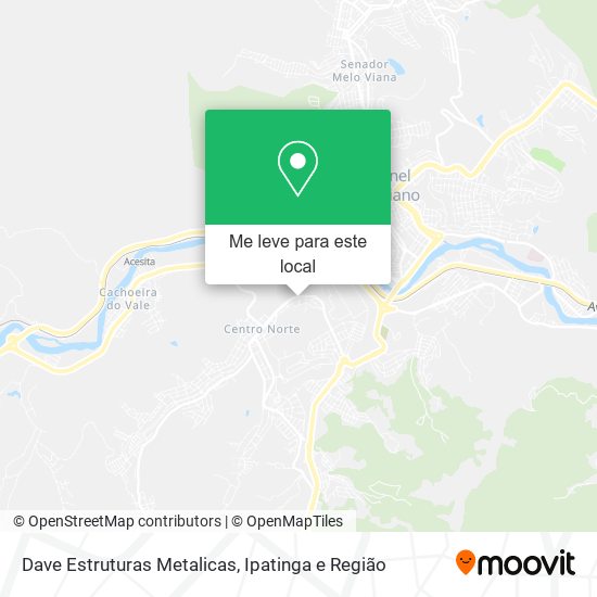 Dave Estruturas Metalicas mapa