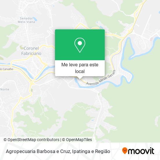 Agropecuaria Barbosa e Cruz mapa