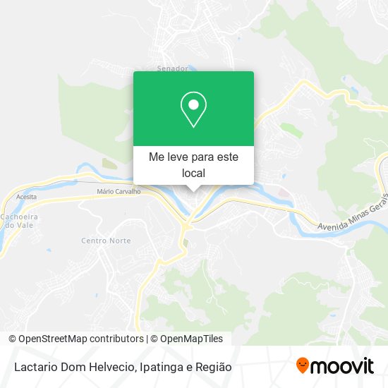 Lactario Dom Helvecio mapa