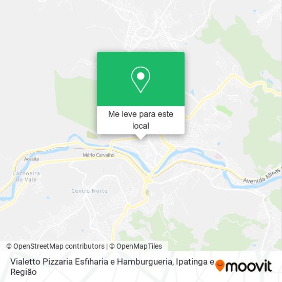 Vialetto Pizzaria Esfiharia e Hamburgueria mapa