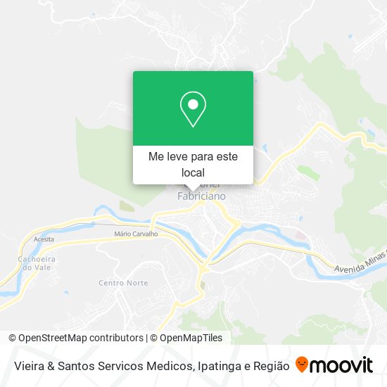 Vieira & Santos Servicos Medicos mapa